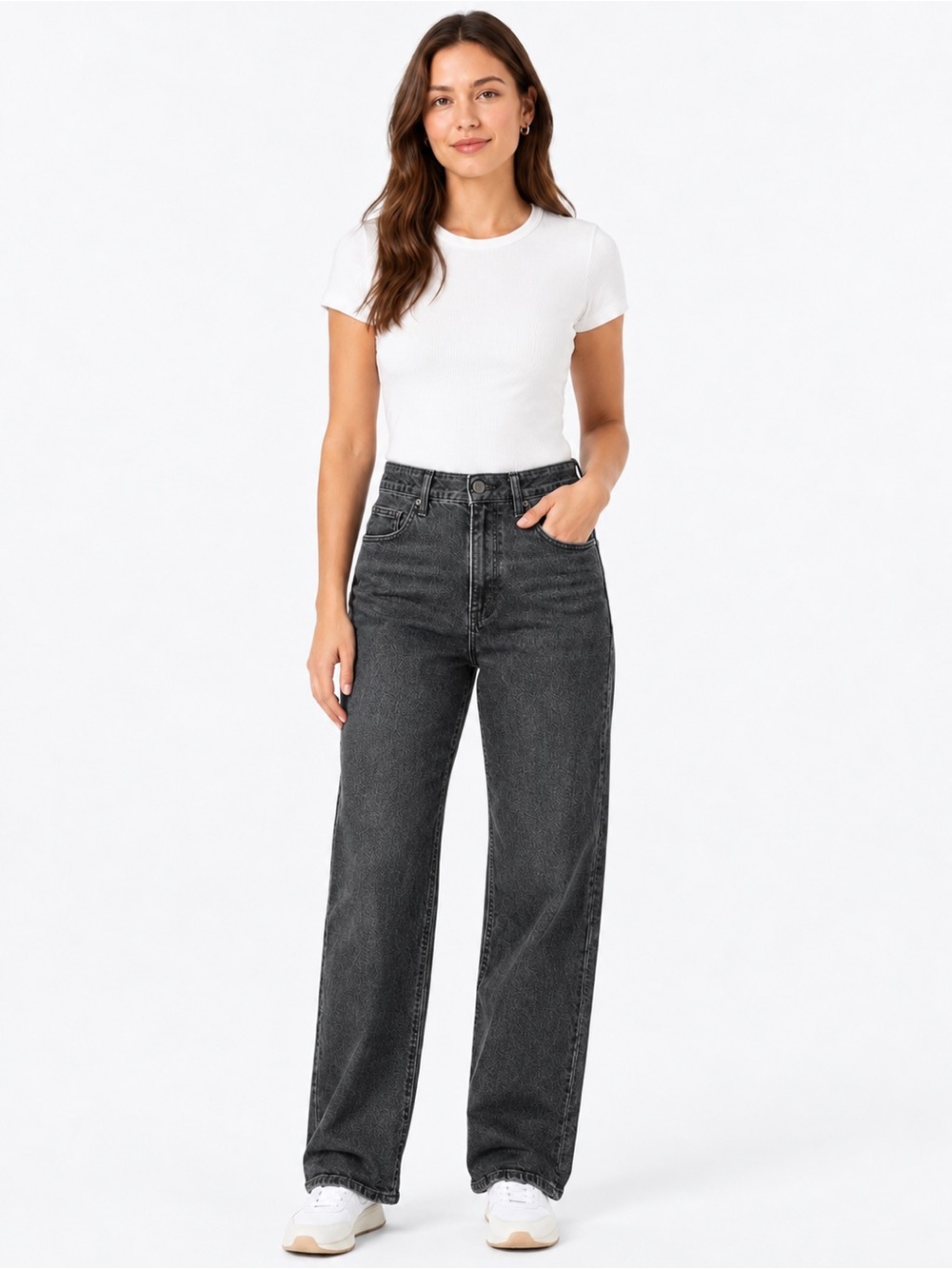 Hudson Jeans Wide-Leg High-Rise Jeans
